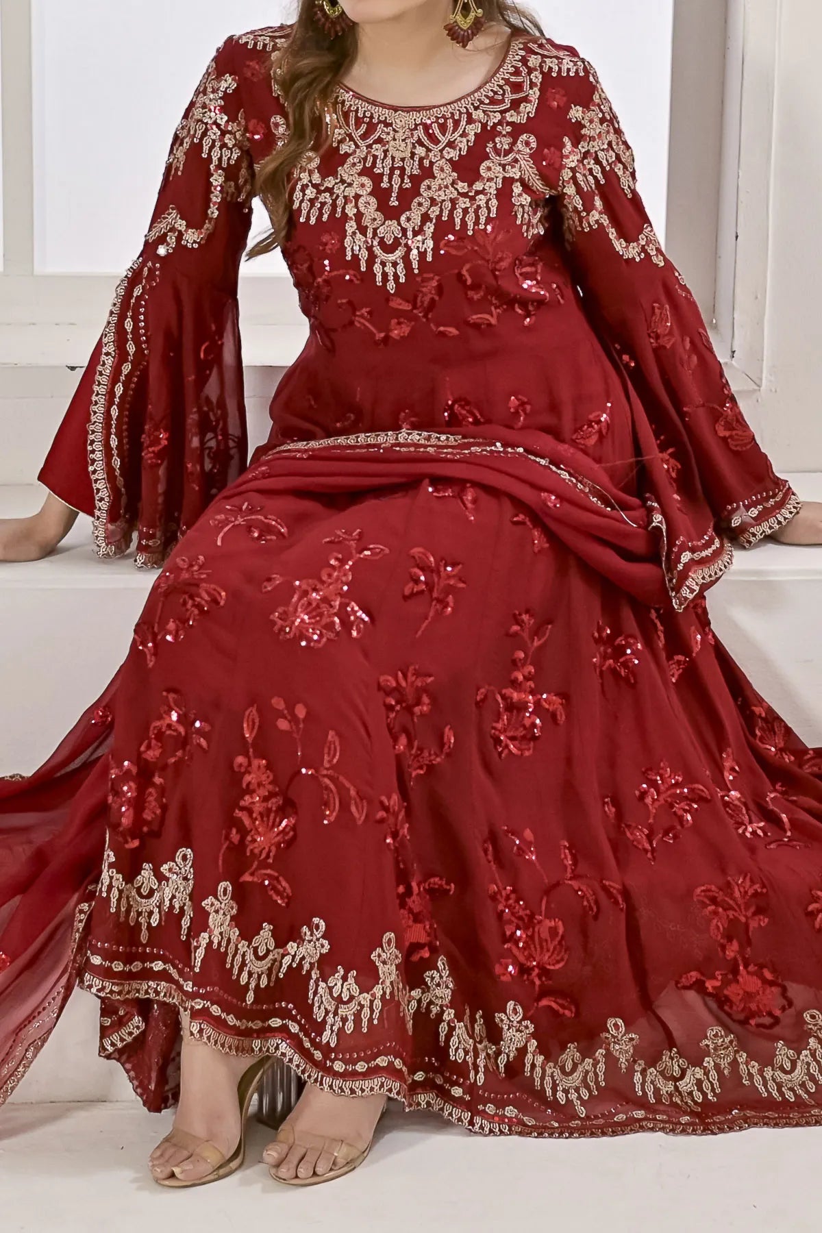 WOMEN'S PRET-CHIFFON DRESS | N-2427