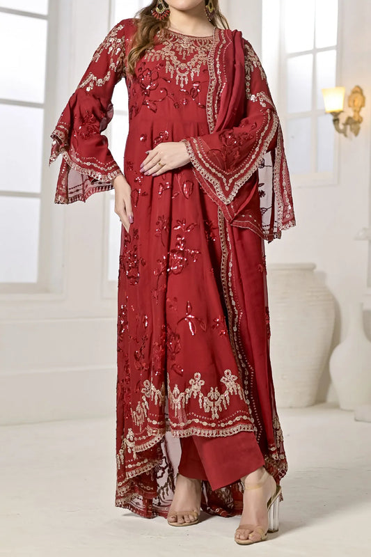WOMEN'S PRET-CHIFFON DRESS | N-2427