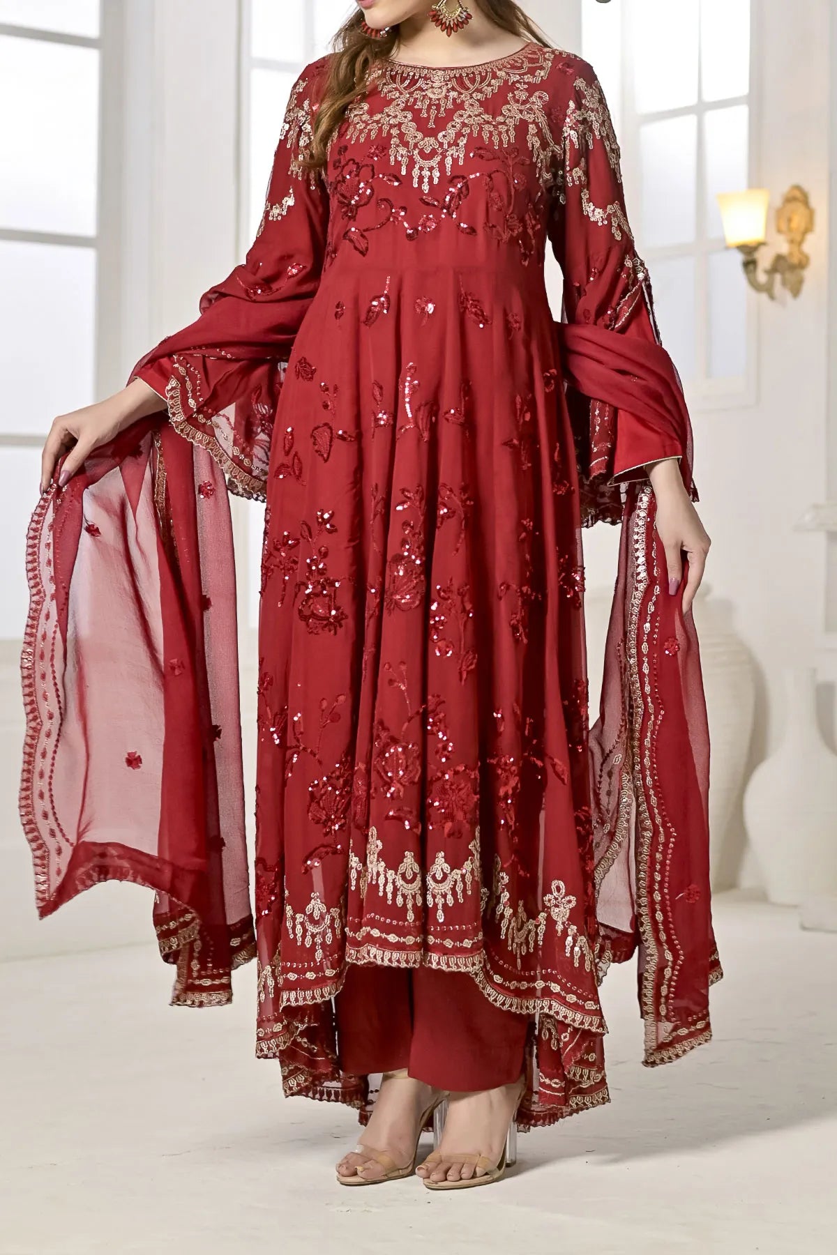 WOMEN'S PRET-CHIFFON DRESS | N-2427