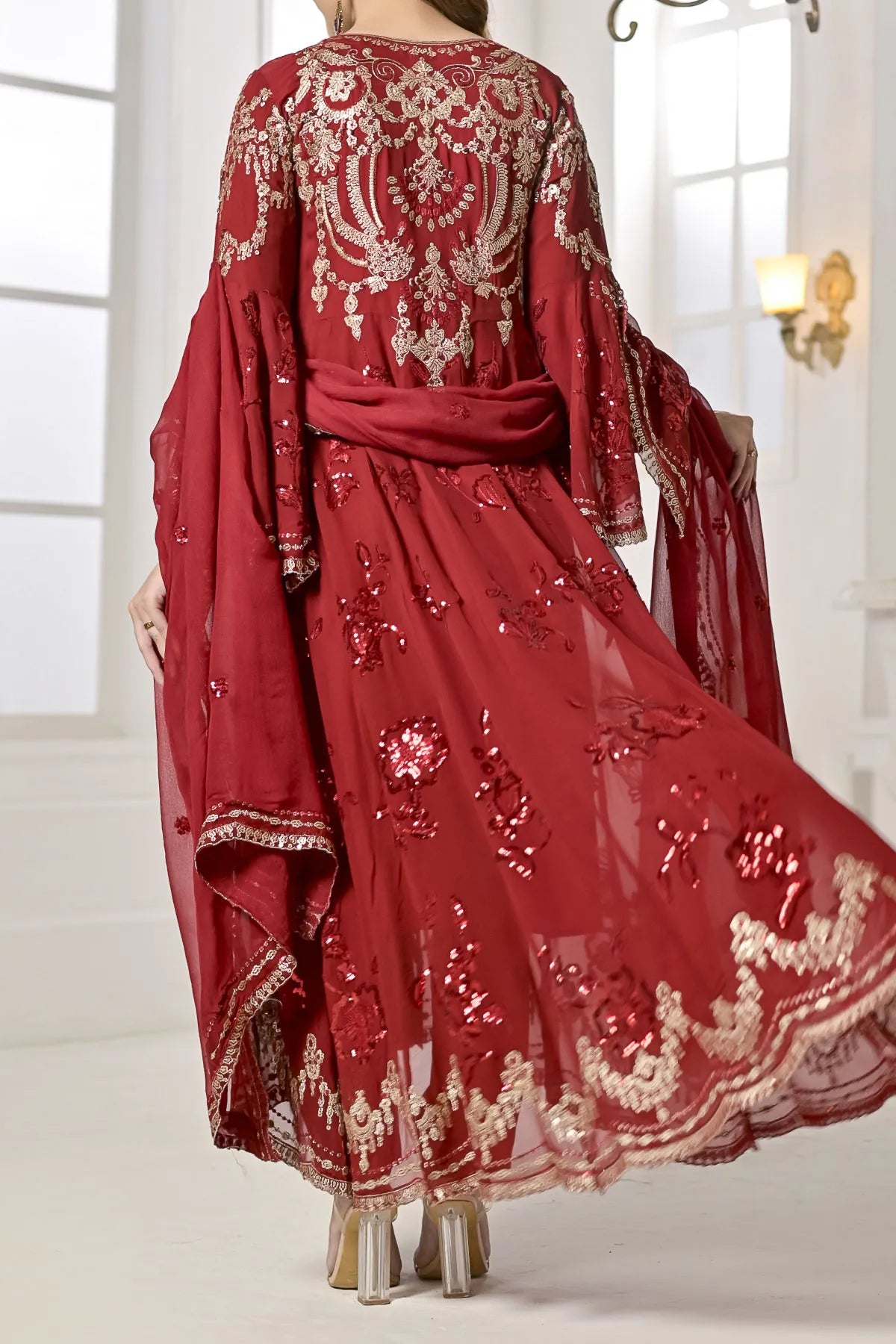 WOMEN'S PRET-CHIFFON DRESS | N-2427