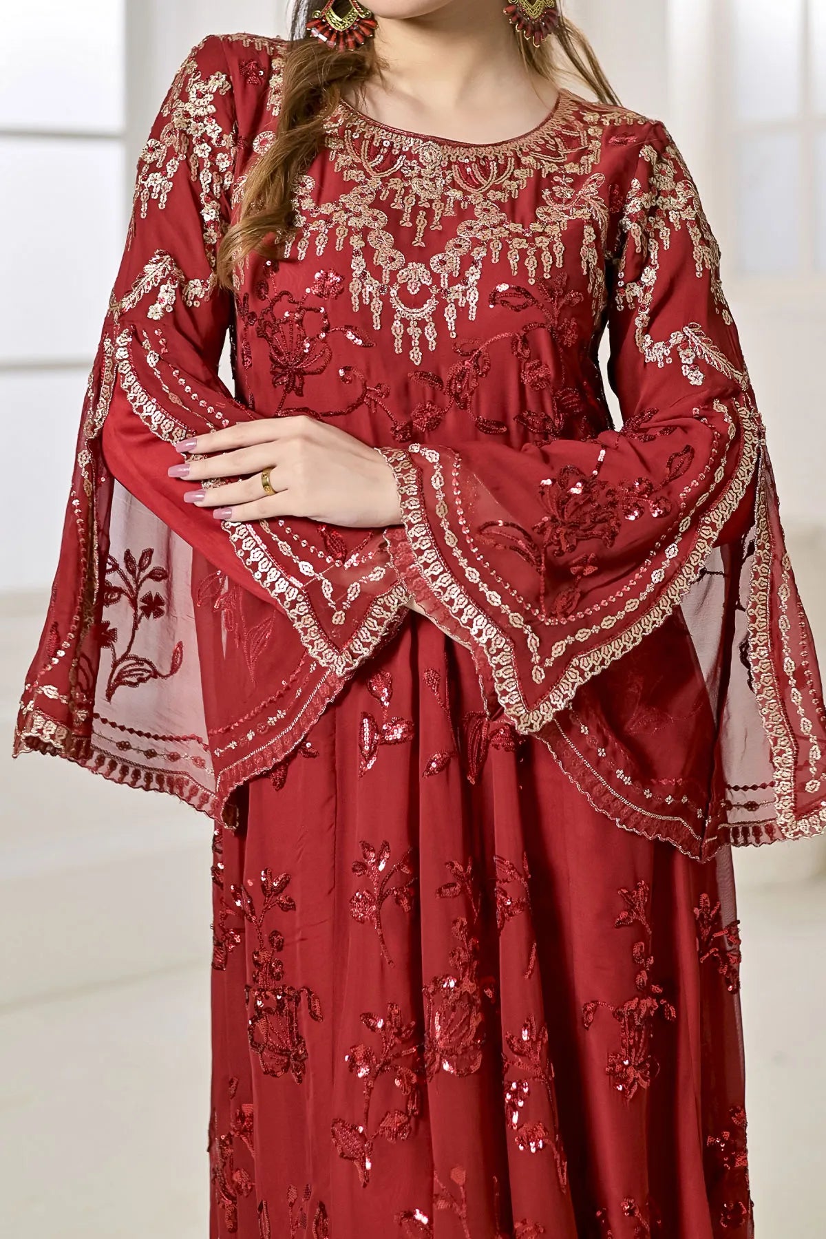 WOMEN'S PRET-CHIFFON DRESS | N-2427