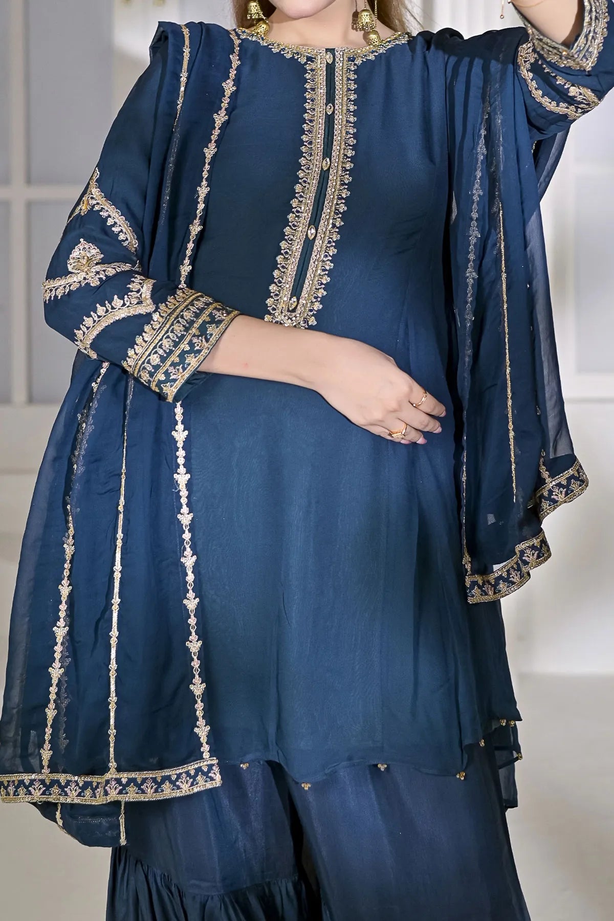 WOMEN'S PRET-CHIFFON DRESS | N-2429